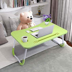 Slendor Foldable Lap Desk with Cup Holder for Bed, Couch, Floor - Image 2