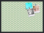 PinPix 32x24 inch Cork Bulletin Board. This Decorative Framed Pin Board Comes with Diamond Pattern in Green Design and Satin Black. Ideal for Home, Office Decor or School (PinPix-586) by PinPixBulletinBoards