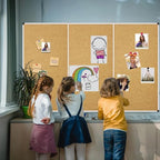 XBoard Large Cork Bulletin Board 72 x 48 Inches - Image 2