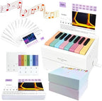 Piano Calendar 2026 Desk Calendar, Magical Music Themed Singer Korean Kpop Playable Piano Desk Monthly Calendar, Demon Mini Piano With 12 Music Scores in 13 Cards for Hunters Fans Gifts Home Decor by JOSMAX