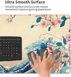 Cherry Blossom Japanese Wave XXL Gaming Mouse Pad 48"x24",Extended Desk Mat - Image 3