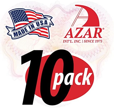 Azar Displays 700860 Five-Station Waterfall Faceout Hook, Chrome (10 Pack) - Image 3
