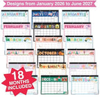 Large Teacher Desk Calendar 2026-2027 - Desktop Calendar 2026 - Image 3