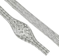 Tinned Copper Braid Wire Shielding Ground Strap Metal Cable Sleeve Expandable Flexible Flat Mesh (1/4 in Wide(0.16 in Dia)-65ft) by BuyUneed