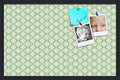PinPix 28x18 inch Cork Bulletin Board. This Decorative Framed Pin Board Comes with Diamond Pattern in Green Design and Satin Black. Ideal for Home, Office Decor or School (PinPix-586) by PinPixBulletinBoards