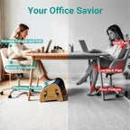 YEASHEIN Adjustable Office Foot Rest Under Desk at Work with 8 Positions - Image 5