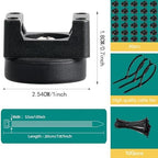 30 Pcs zbab1 Magnetic Zip Tie Mount Base, 35LBS Strong Magnetic Wire Holder & Cable Clips,Magnetic cable management for cars, offices, homes, and boats Diameter 25mm - Image 4
