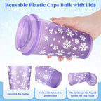 Kochorie 24 Piece Snowflake Party Favors Cups Set - Image 3