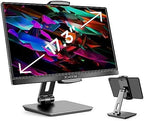 iPad Stand, Tablet Stand 360° Swivel, Aluminum Desk Holder 4.7-17", Black by ROADOM