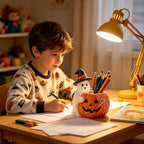 Halloween Ghost Pumpkin Pen Holder, White*2 - Image 4