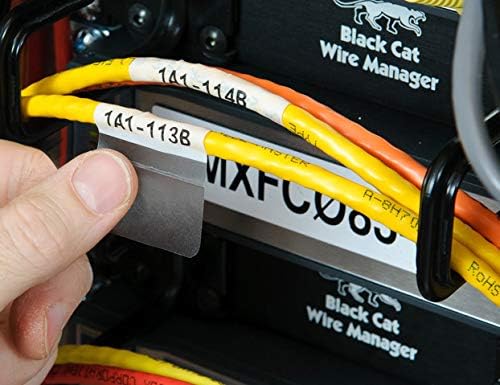 Brady Self-Laminating Vinyl Wrap Around Wire and Cable Labels, Bulk, for M610, M611, M710, BMP61, and BMP71 Printers - 1.5" x 1". BM-31-427 - Image 2