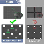 WALMANN 6-Pack 12"x16" Pegboard Panels for Garage, Tool Organizer Pegboards - Image 6