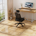 Clear Office Chair Mat for Hard Floors, Plastic Floor Protector for Chairs by MZLCDW