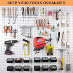 INCLY 300PCS Extra Thick Pegboard Accessories Set with Bins & Peg Locks - Image 5