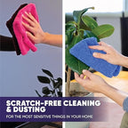 Microfiber Wholesale Pronto Cloths, Dual-Sided Microfiber Cleaning Towels, Soft Plush & Scrub Cloths for Dusting, Scrubbing, Kitchen, Windows & Car Detailing, Absorbent Bulk 300-Pack Multicolor - Image 4