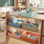 FOCHIER F Caddy Bins for Students Desk Elementary Teacher Classroom Organization and Storage Supplies - Image 4