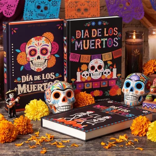 3 Pcs Day of the Dead Halloween Decor Books - Image 5