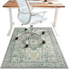 36"x48" Office Chair Mat for Hardwood Floor, Non-Slip Washable Green by BESBLEE