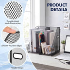 Sliner 4 Pack Large Magazine File Holder for Desk, 5.9x10x11'' - Image 4