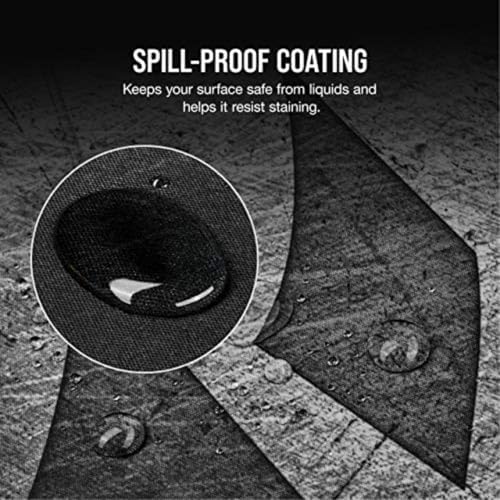 Corsair MM350 PRO Extended XL Premium Spill-Proof Cloth Gaming Mouse Pad – 36.6” Width x 15.7” Height Surface – Black/Gray - Image 3
