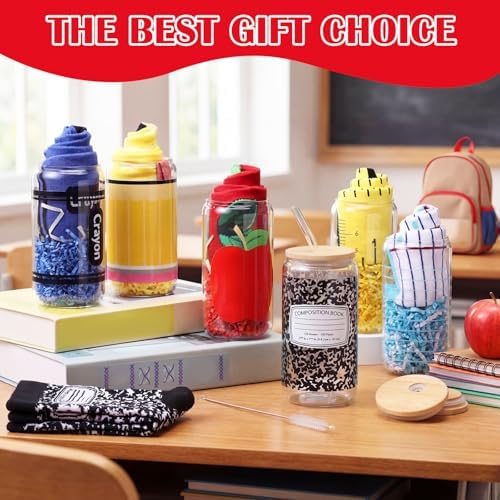 6 Sets Welcome Back to School Teacher Gift, First Day of School Gifts Cups - Image 2