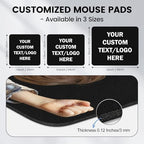100 Pack Custom Mouse Pad Bulk with Photo Logo, Personalized Laptop Desk Mat - Image 2