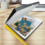 Golden State Art, Clamshell Archival Folio Storage Box 16x20, Gray - Image 3