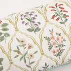 ISAENNE Designer Vintage Linen Throw Pillow Cover,28"x12"-Serenity B - Image 5