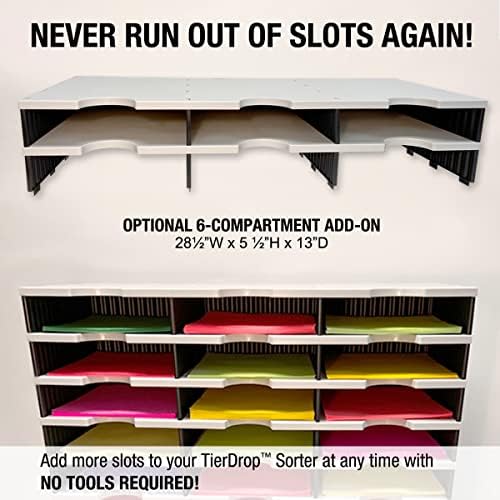 Ultimate Office TierDrop Desktop Organizer, 24 Compartment Sorter, 3-Wide - Image 5