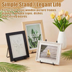18 Pack 6/ 8/ 10 Inch Iron Metal Plate Stands for Display Black Display Holders for Plates, Photos, Frames, Decor, Books & More, Modern and Sturdy Easels for Home & Office, 3 Sizes - Image 5