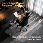 Clear Office Chair Mat 36" x 48" for Low-Pile Carpet - Image 6