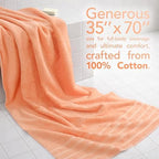 American Soft Linen 100% Cotton Luxury Turkish Towels, 2PC 35x70 Bath Sheet - Image 2