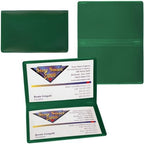 StoreSMART - Green Folding Business Card Holders - 100 Pack - Polypropylene Plastic (RPP2915G-100) - Image 3