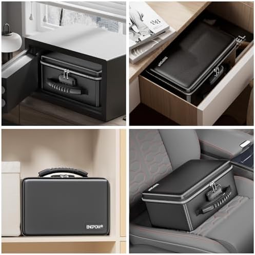 ENGPOW Fireproof Money Box with Lock & Heat-Resistant Fireproof Zipper - Image 5