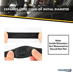 Kable Kontrol PET Expandable Braided Sleeving 2” Inch 200’ Ft - Black - Image 3