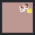 PinPix 14x14 inch Cork Bulletin Board. This Decorative Framed Pin Board Comes with Diamond Pattern in Pink and Beige Design and Satin Black. Ideal for Home, Office Decor or School (PinPix-290) by PinPixBulletinBoards