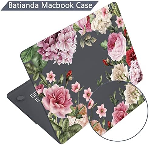 Batianda LumiArt Case for MacBook Air 13.6" M2-M5 Chip, Vintage Rose - Image 5