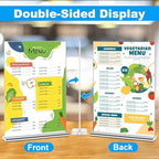 EHWINE 24 Pack Acrylic Sign Holders 4x6 Double-Sided Tabletop Display Stands for Menus Flyers & Signs, Clear Acrylic Picture Frame for Office Business Store & Events - Image 3