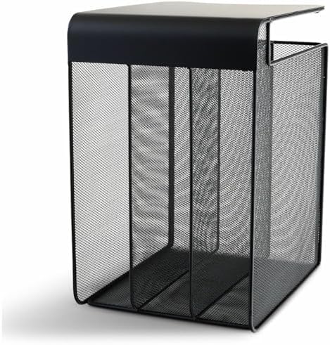 Safco Onyx Hanging Desktop Organizer with 3 Vertical Trays, Under-Desk Storage by SafcoProducts