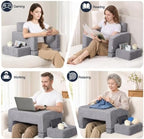 Lap Desk Pillow for Laptop, 2-in-1 Reading Pillow with Arm Rest for Lap - Image 7