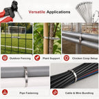 Metal Zip Ties Gun Tool Set with 150pcs Stainless Steel Zip Ties 11.8 inch - Image 5