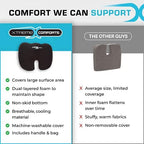 Xtreme Comforts Seat Cushion, Tailbone Relaxer - Coccyx Cushion for Tailbone Pain Desk, Wheelchair & Car Use - Back Support Pillow for Chair - Image 5