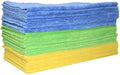 POLYTE Microfiber Cleaning Towel Ultrasonic Cut Edgeless, 16x16 in, 24 Pack by Polyte