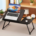 Laptop Bed Desk, 5-Angle Adjustable Bed Laptop Table with Cup Holder by Unknown