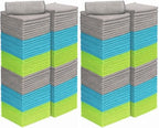 AIDEA Microfiber Cleaning Cloth-100PK, Soft Microfiber Towels for Cars, Absorbent Cleaning Rags, Lint-Free Streak-Free Wash Cloths for House, Kitchen, Window(12in.x12in.) (Pack of 2) by AIDEAHOME