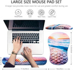 Ergonomic Mouse Pad with Wrist Support and Keyboard Wrist Rest Set - Image 5