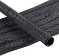 Automotive Mesh Woven Wire Sheathing Split Wire Loom 1/4"-28ft by Sunnarepoon