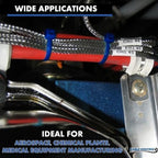 Kable Kontrol Tefzel Cable Ties ETFE, 17 Inch 100 Pcs, 100 Lbs Test, Blue - Image 7