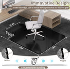 Office Chair Mat for Low Pile Carpet, 36"x48" Smooth Glide with Lip - Image 2