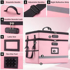 EXLIFBAG Fireproof File Organizer with Lock, 2 Layer - Image 2